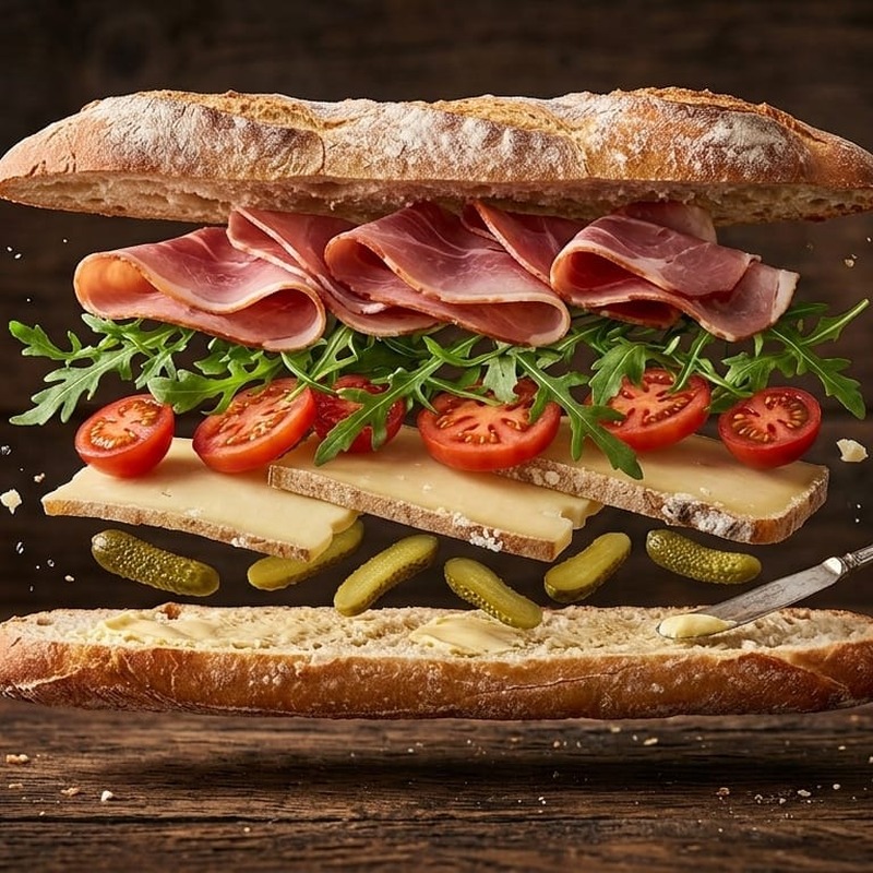 Sandwich Terroir, fait minute, Apéro Square, bar à vins, Paris 2